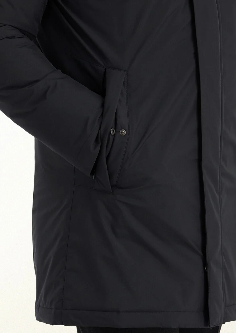 Black Weaving Coat - 4