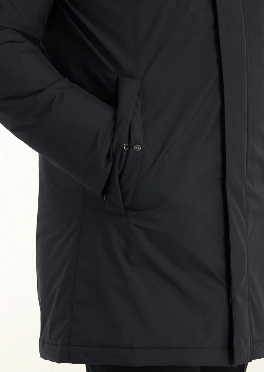 Black Weaving Coat - 4