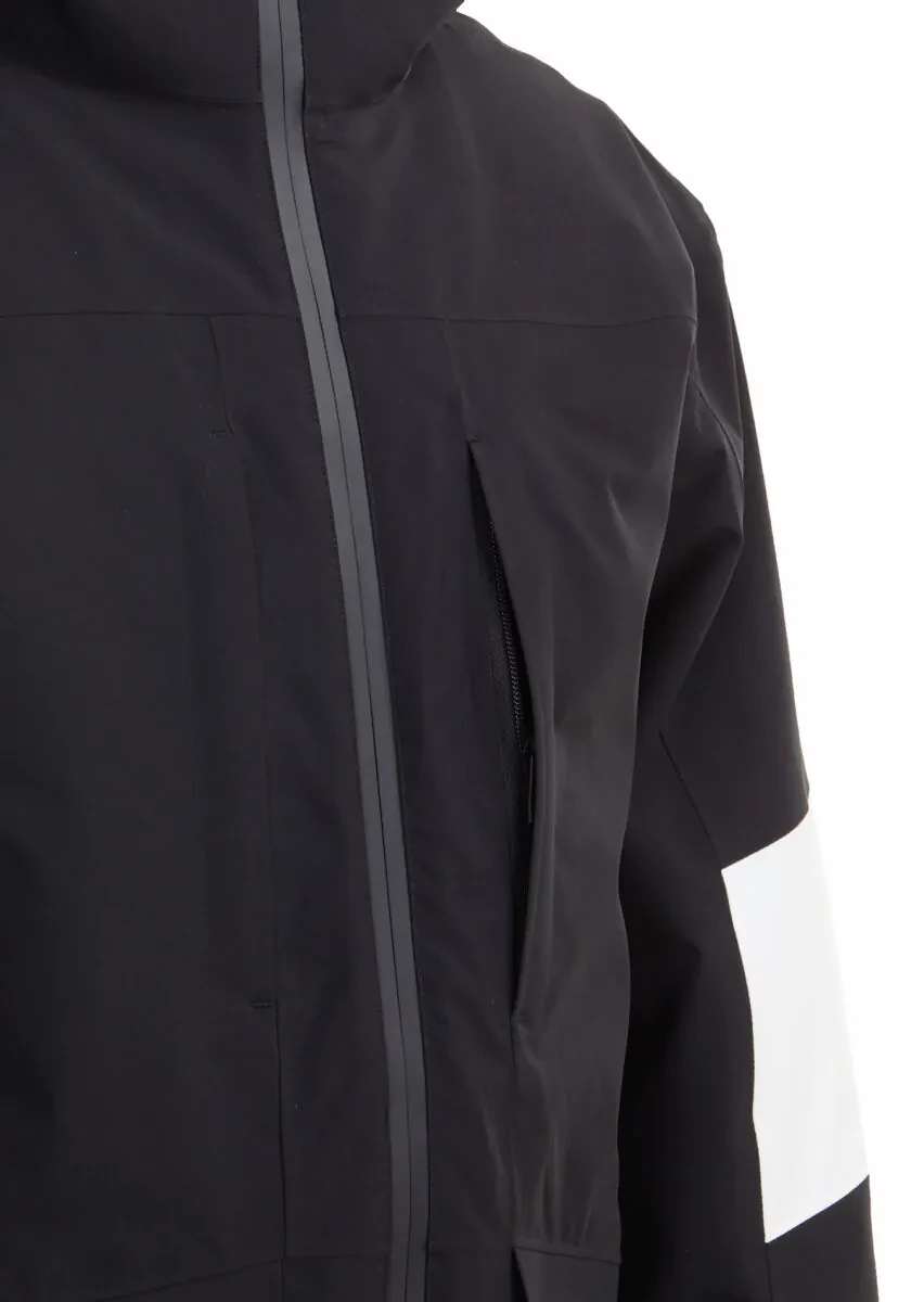Black Weaving Coat - 3