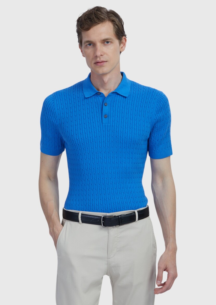 Blue Knitwear 