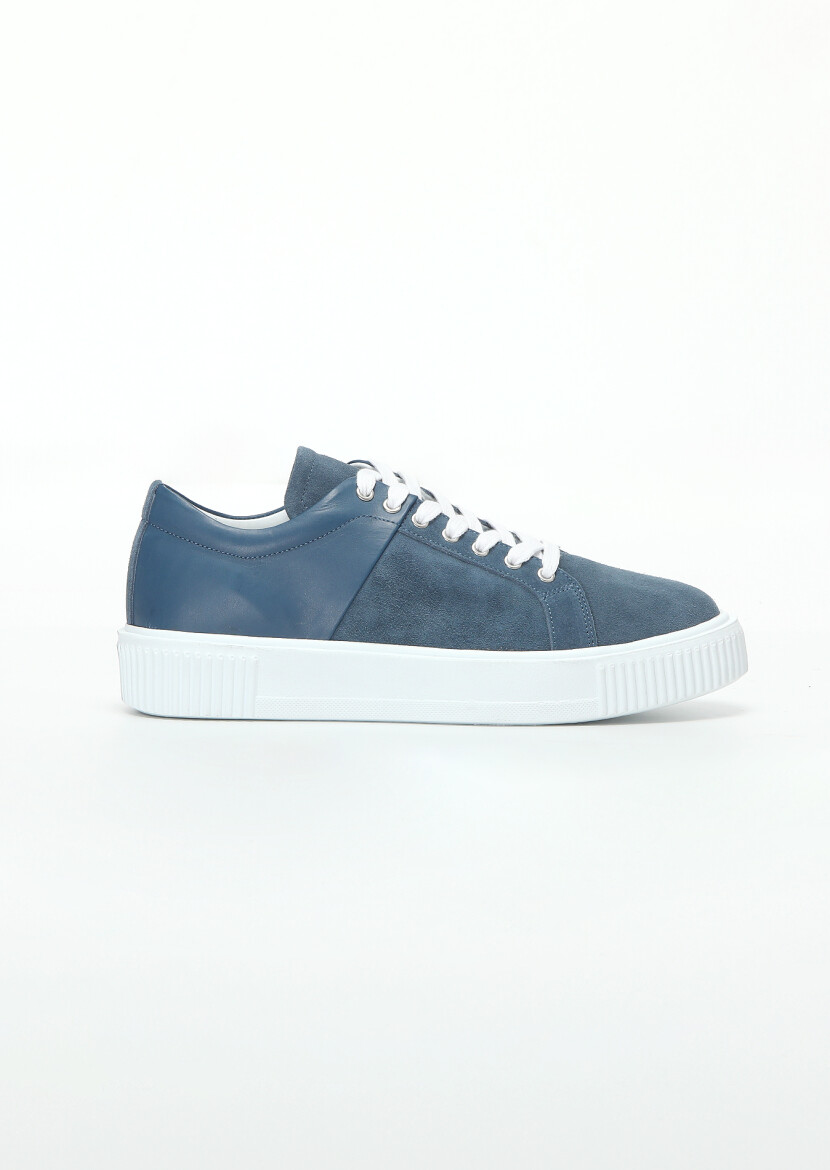 Blue Suede Sneaker - 1