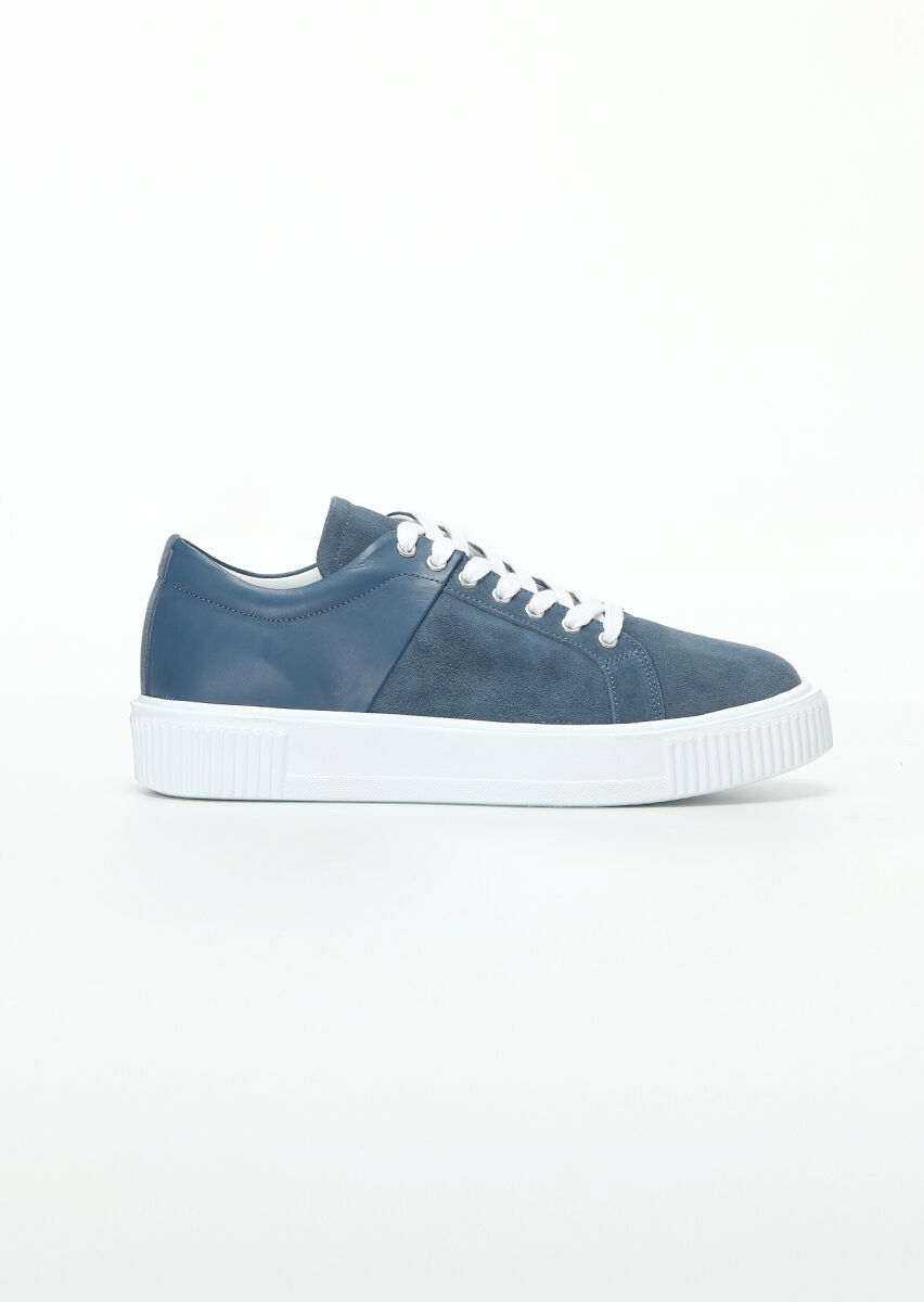 Blue Suede Sneaker - 1