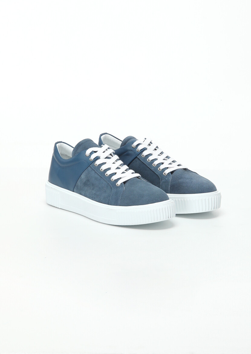 Blue Suede Sneaker - 2