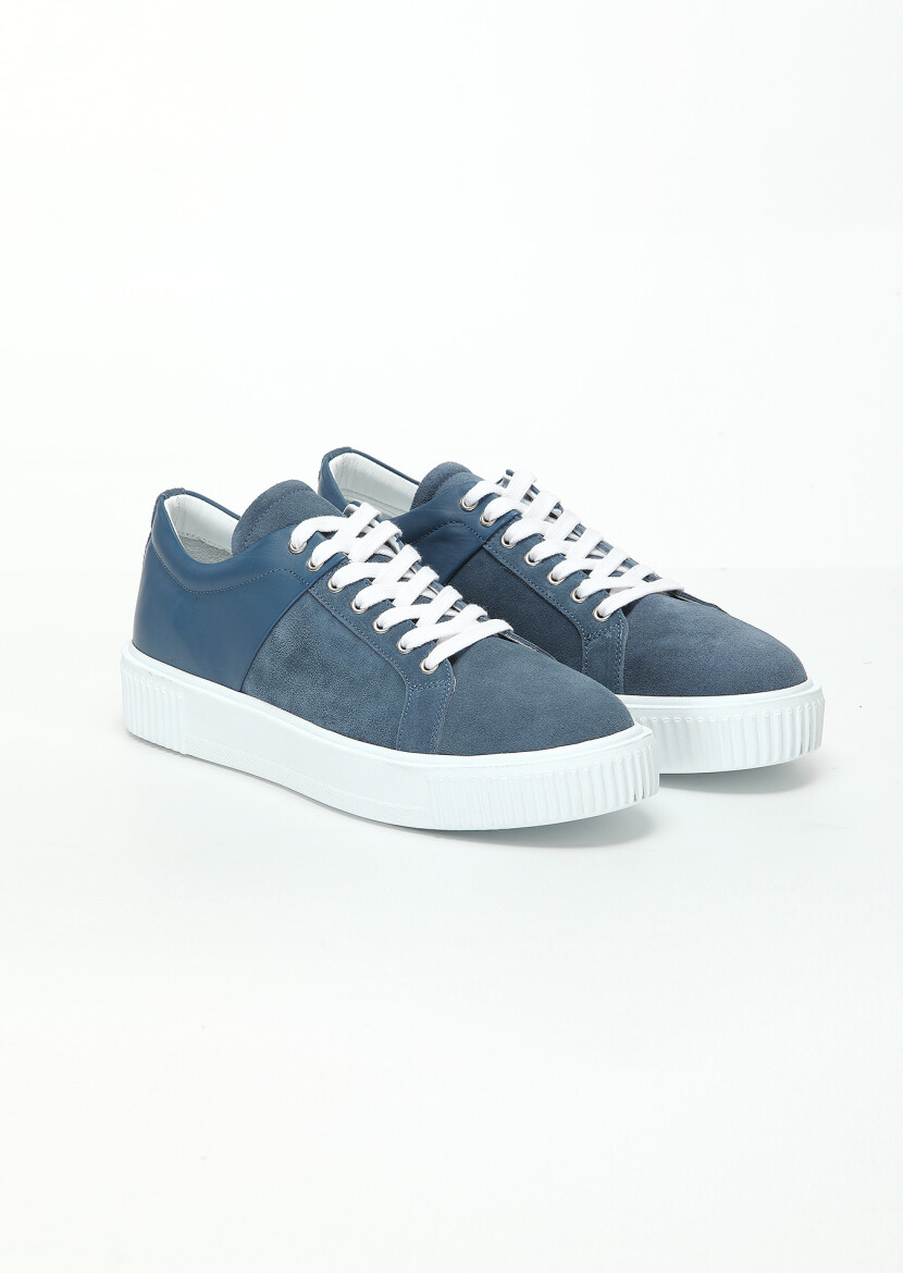 Blue Suede Sneaker - 3