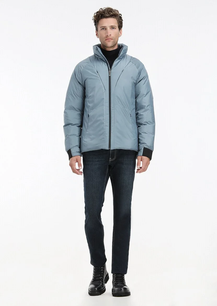 Blue Weaving Coat - 1