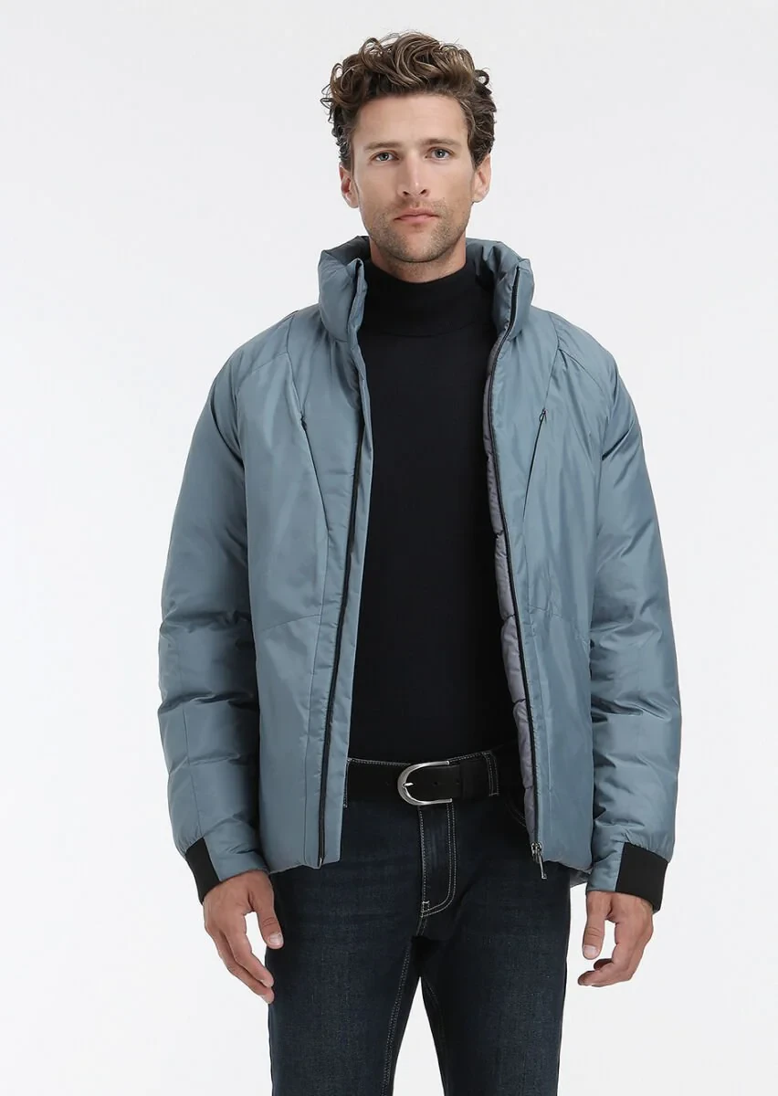Blue Weaving Coat - 2
