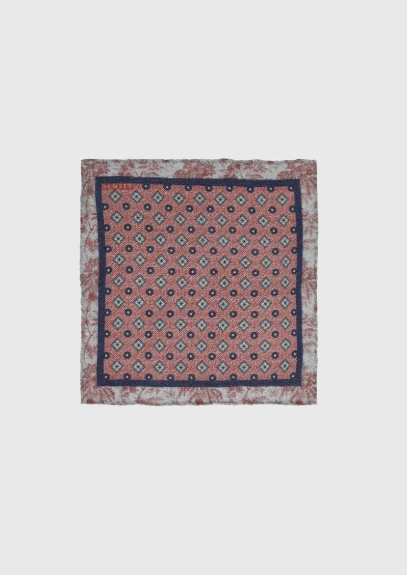 Bordo %100 Yün Mendil - 1