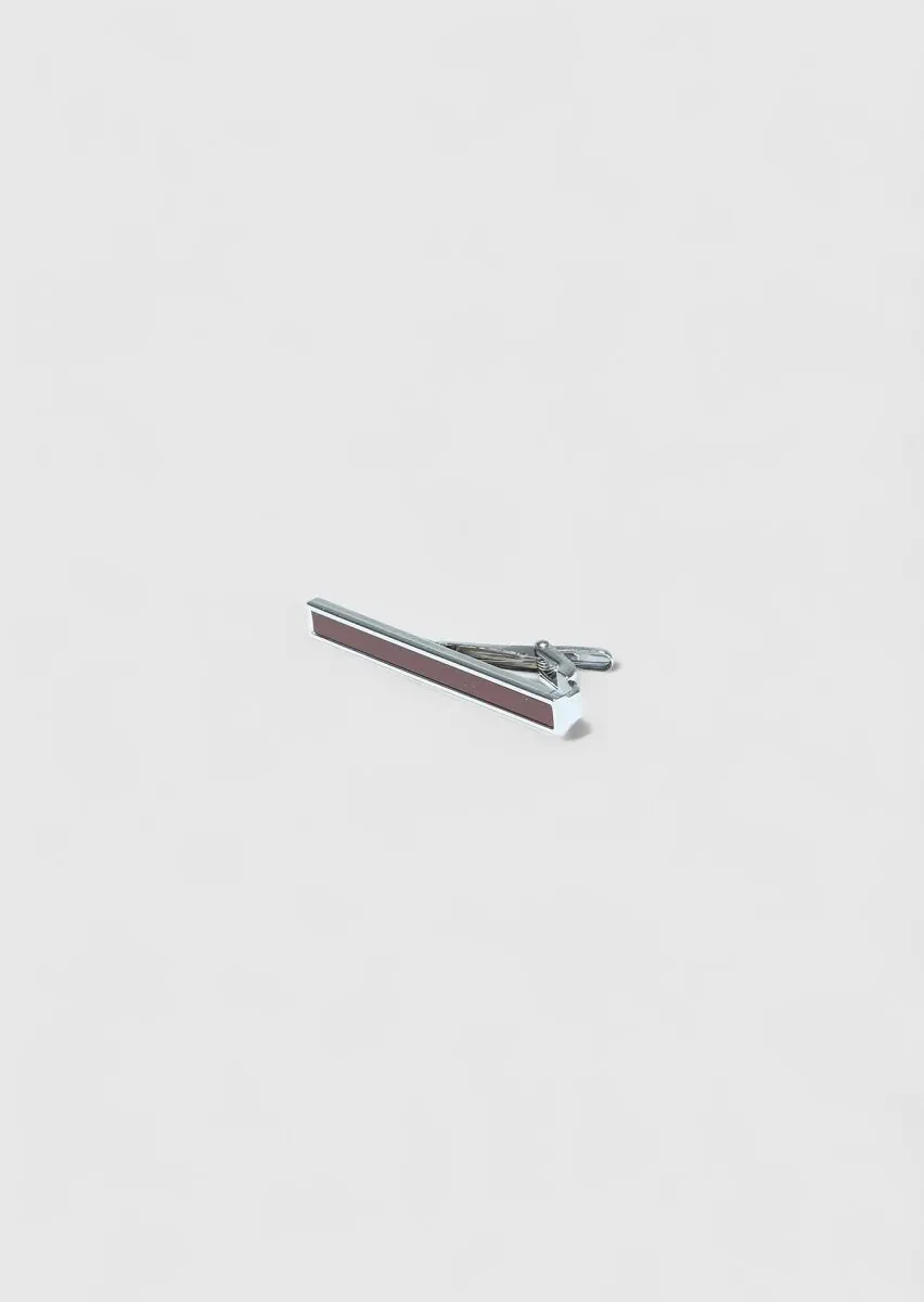 Bordo Metal Kravat İğnesi - 1