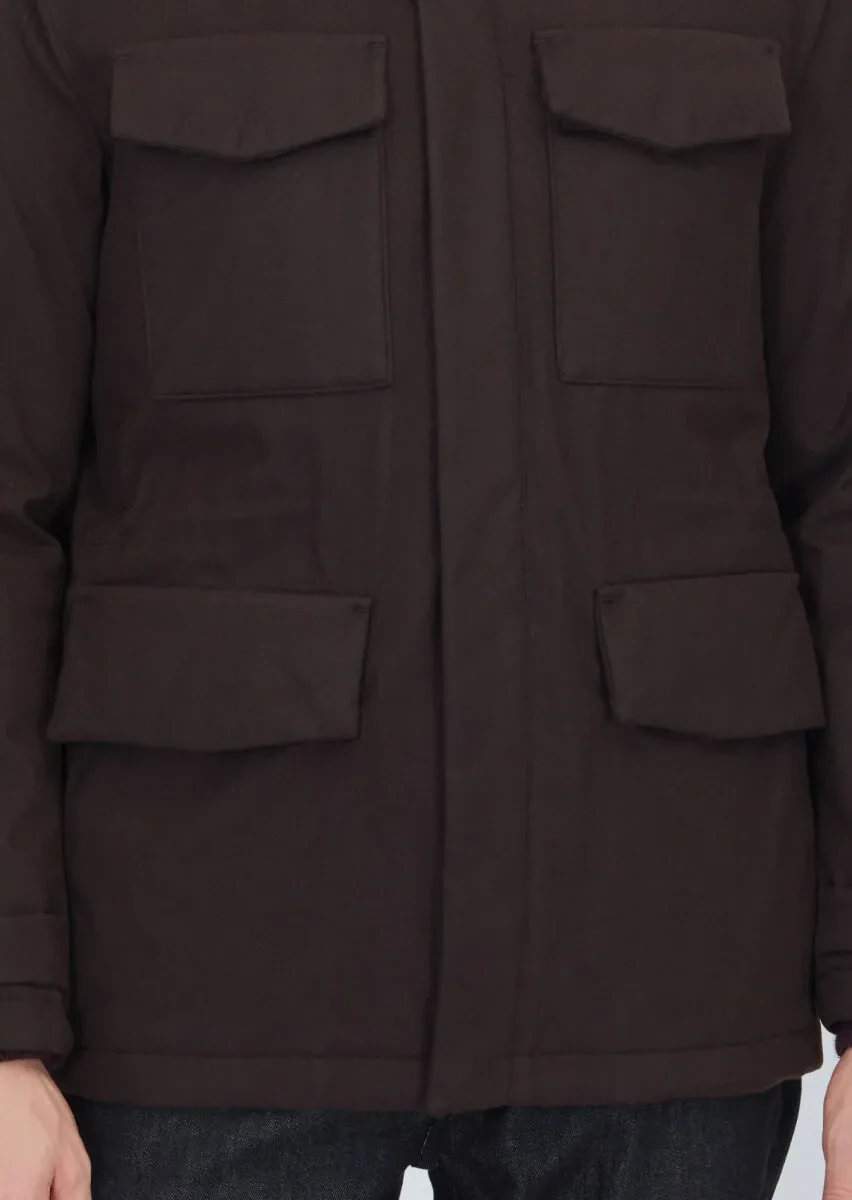 Bordo Regular Fit Micro Jel Elyaflı Spor Ceket - 4