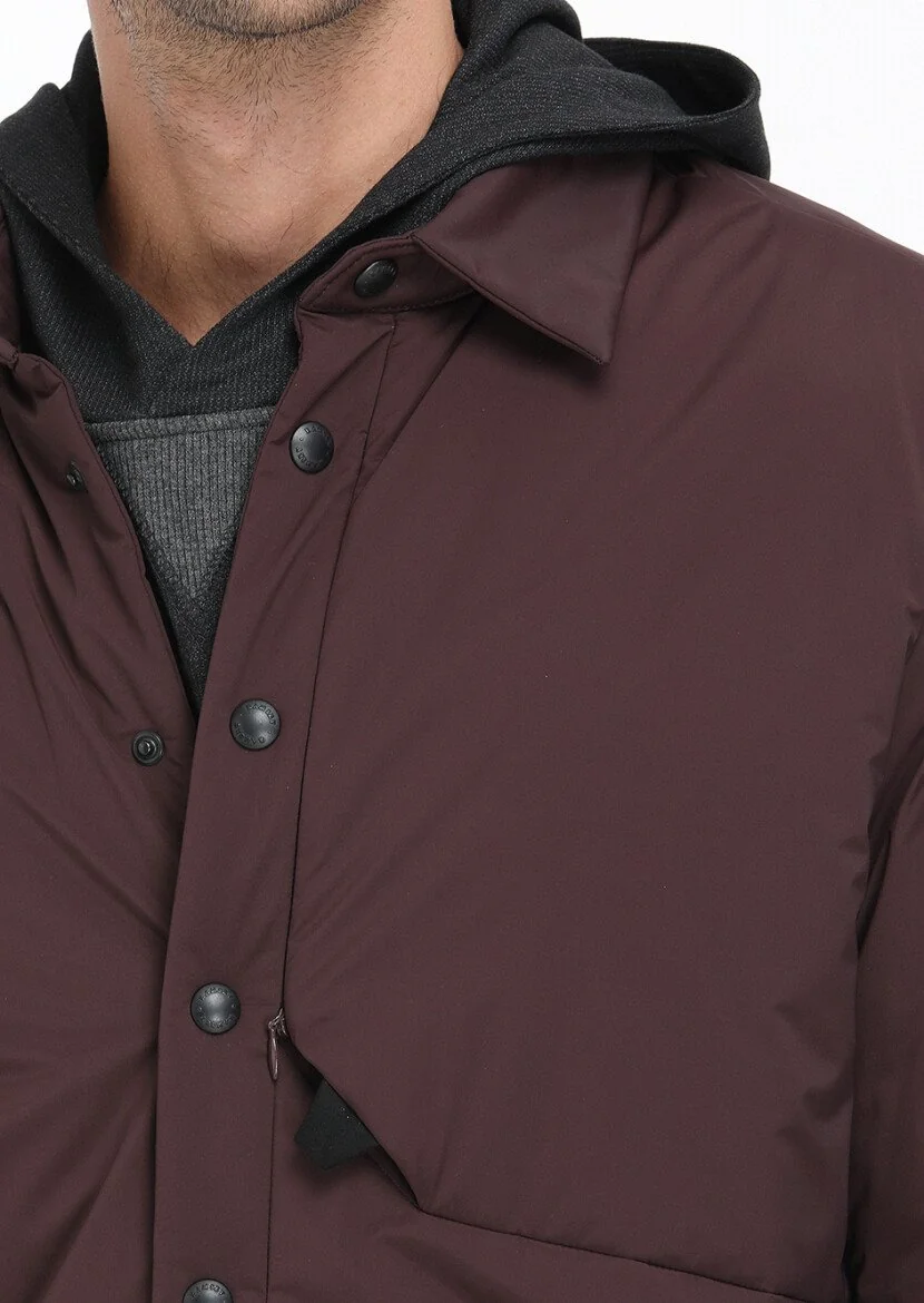 Bordo Regular Fit Spor Ceket - 5