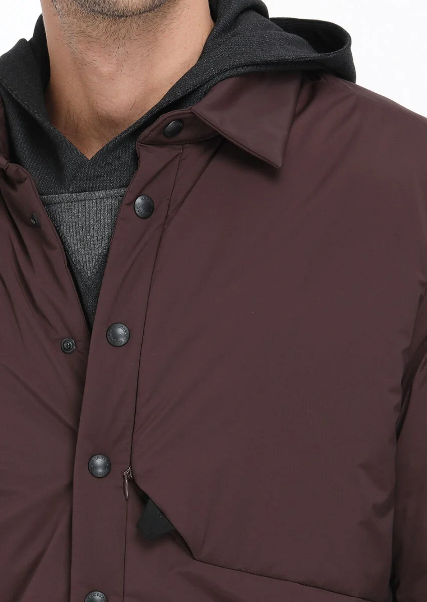 Bordo Regular Fit Spor Ceket - 5