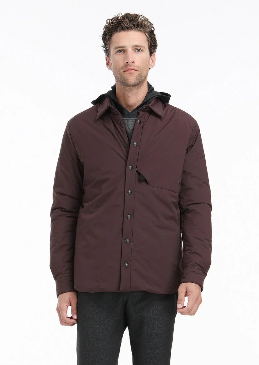 Bordo Regular Fit Spor Ceket - 6