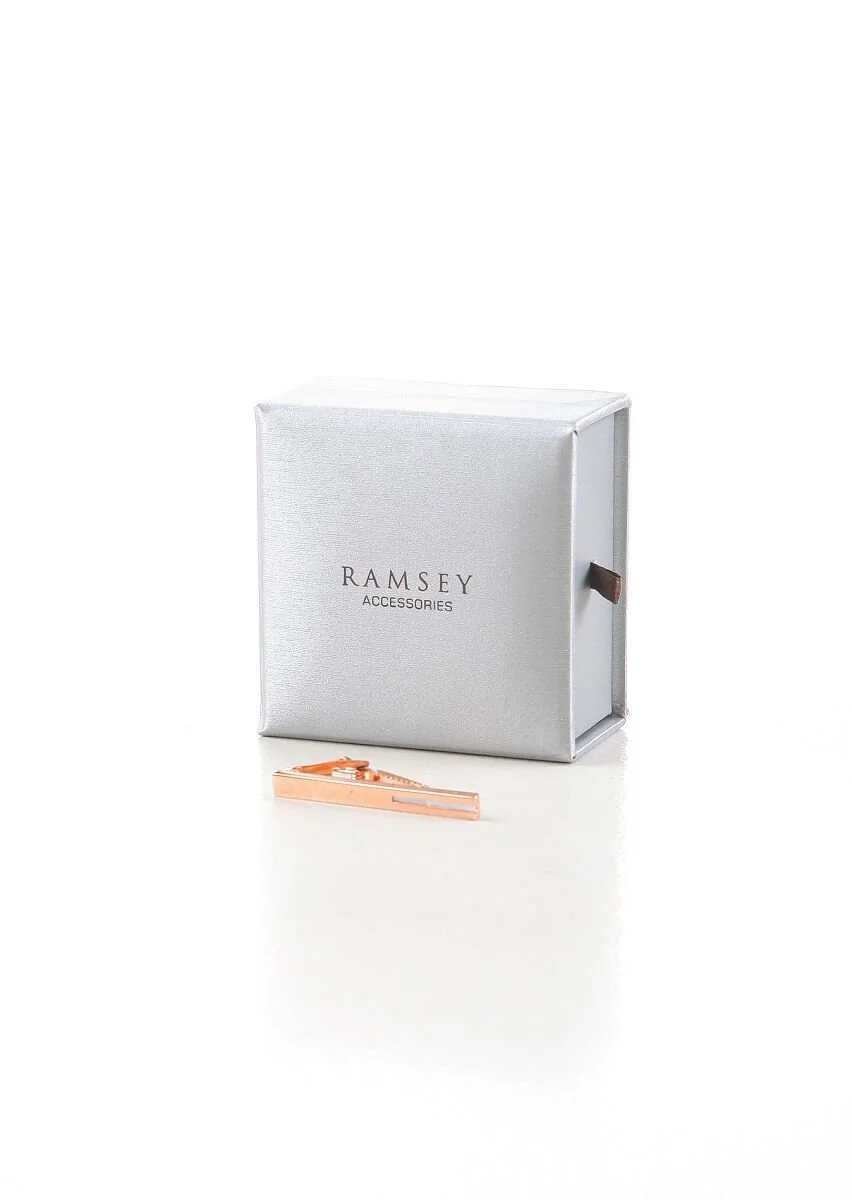 Bronze Metal Tie Needle - 1