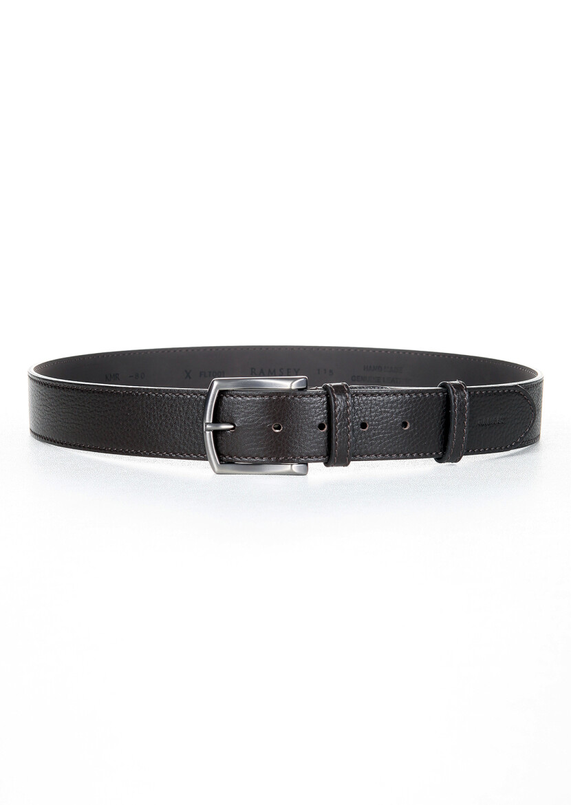 Brown %100 Cow Leather Belt 
