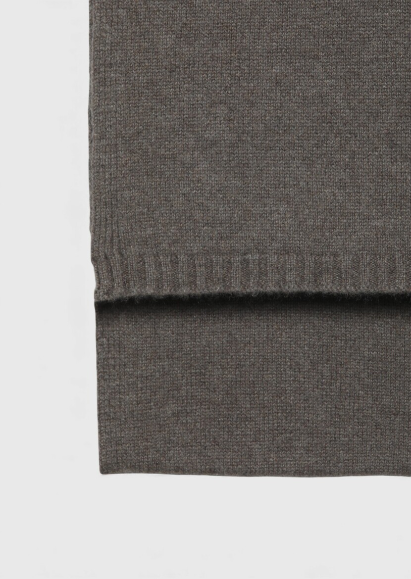 Brown %100 Kaşmir Scarf - RAMSEY