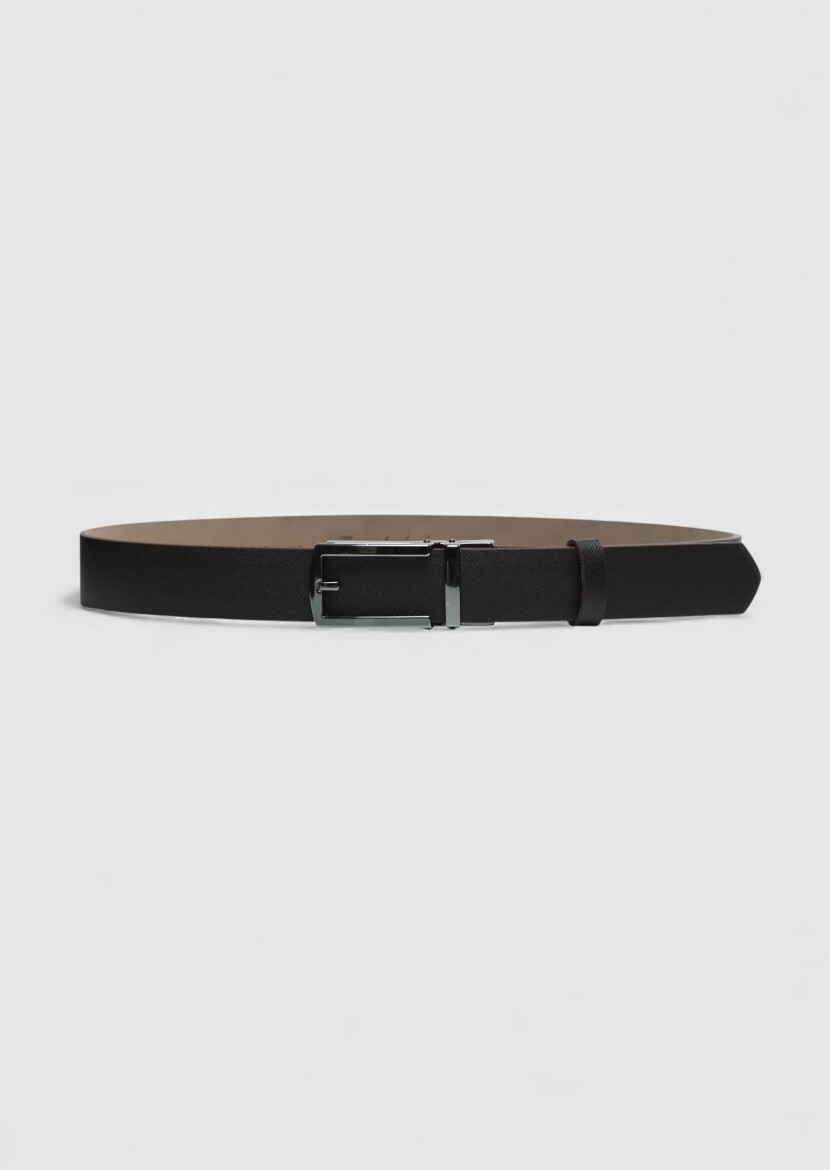 Brown %100 Leather Belt 