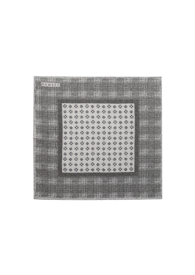 Brown %100 Yün Handkerchief - 1