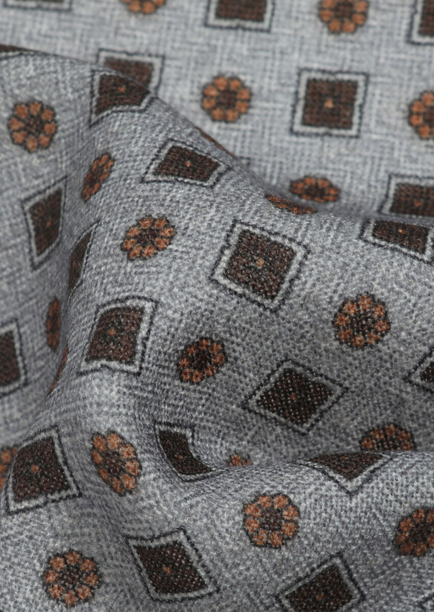 Brown %100 Yün Handkerchief - 2