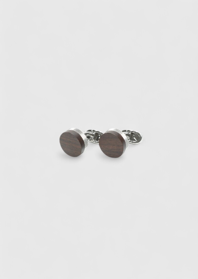 Brown Brass Cuff Link - RAMSEY