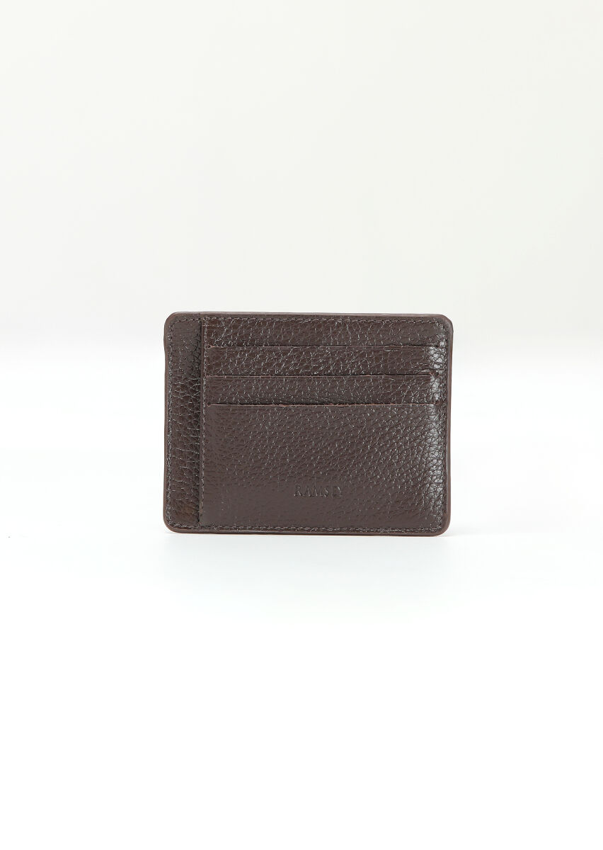 Brown Cow Leather Card Holder - 1