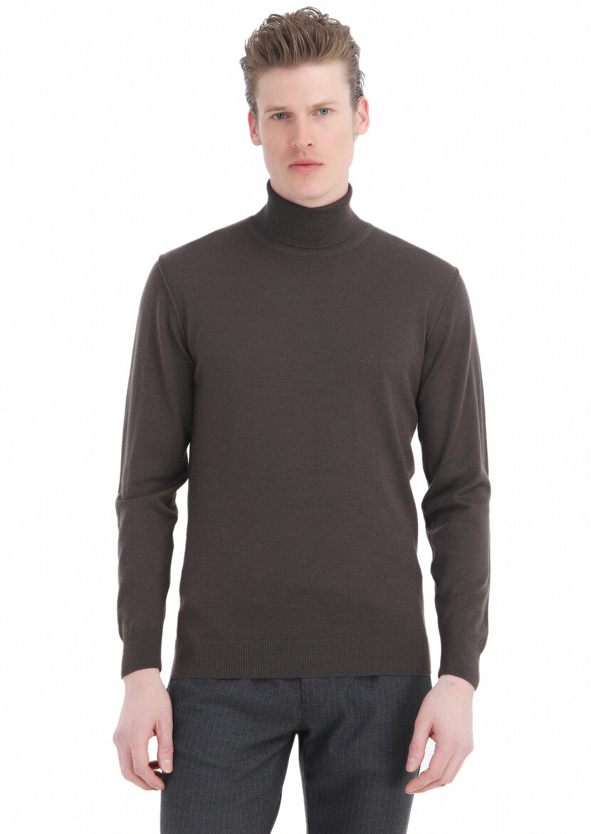 Brown Knitwear Sweatshirt 