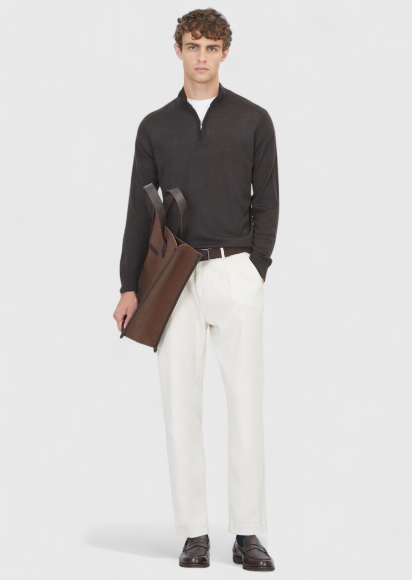 Brown Knitwear Sweatshirt 