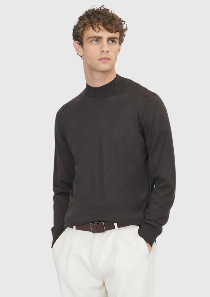 Brown Knitwear Sweatshirt - RAMSEY