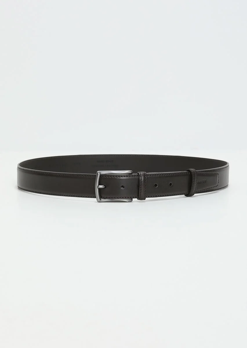 Brown Leather Belt - 1