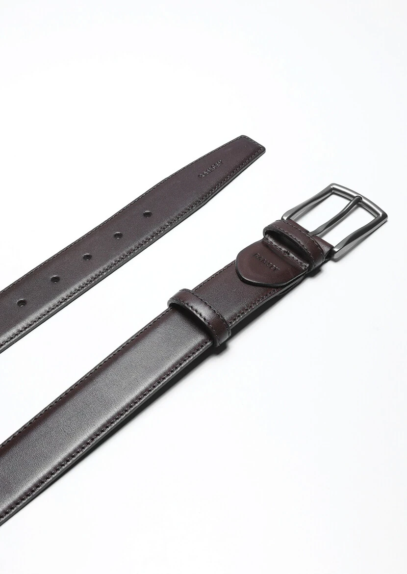 Brown Leather Belt - 1