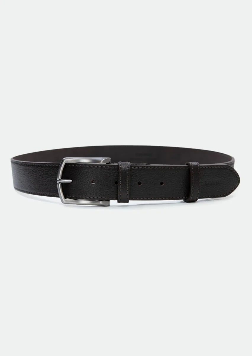 Brown Leather Belt - 1