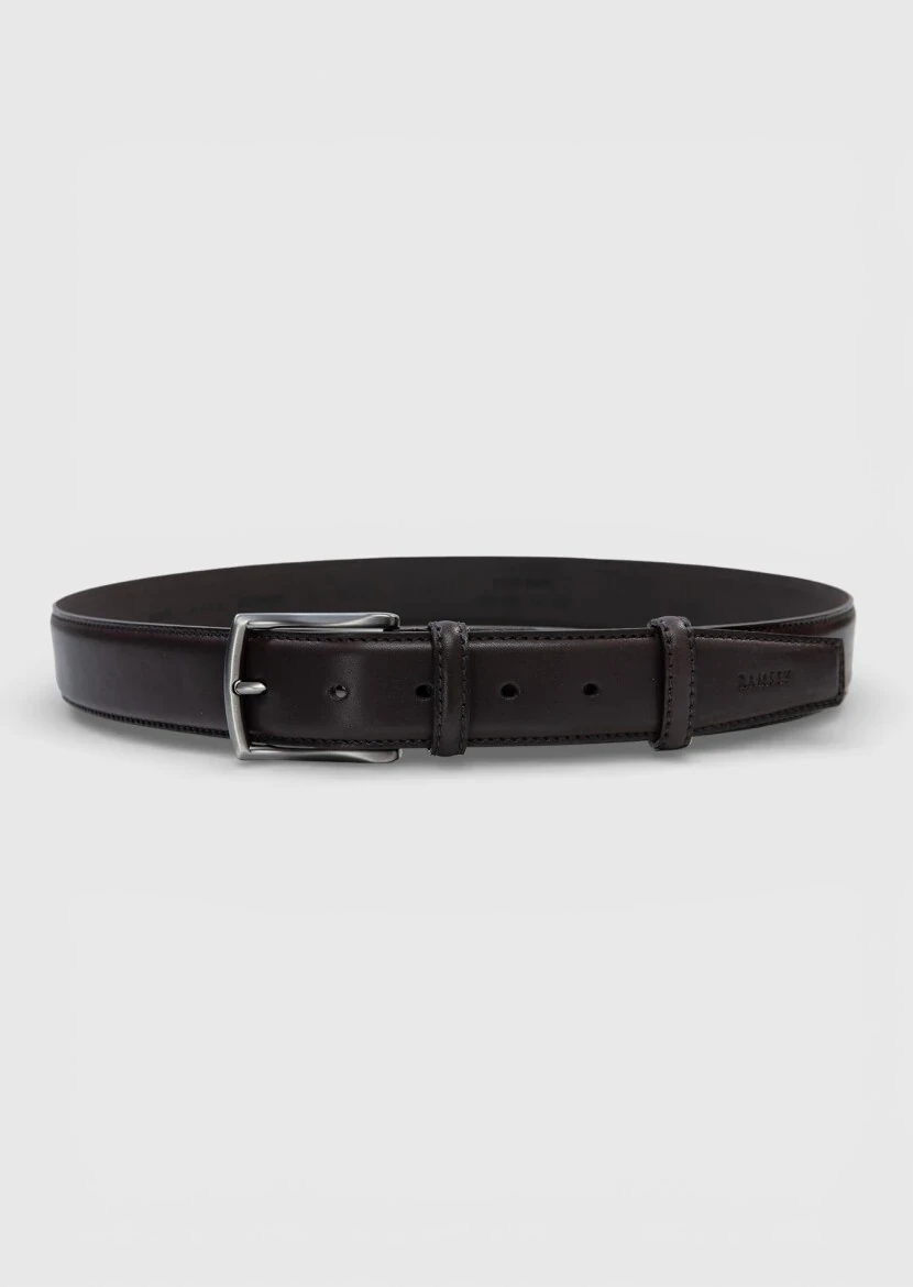 Brown Leather Belt - RAMSEY