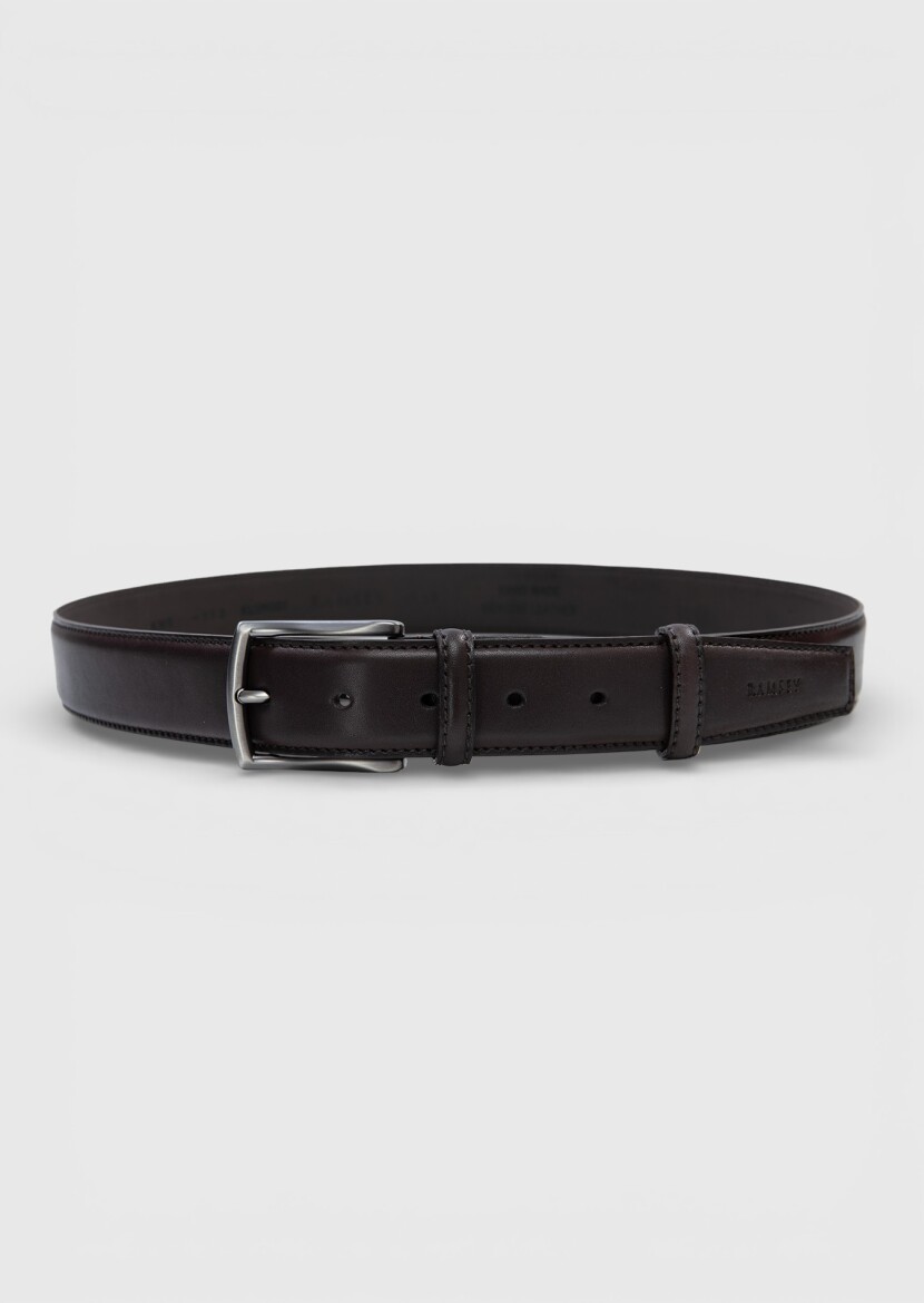 Brown Leather Belt - RAMSEY