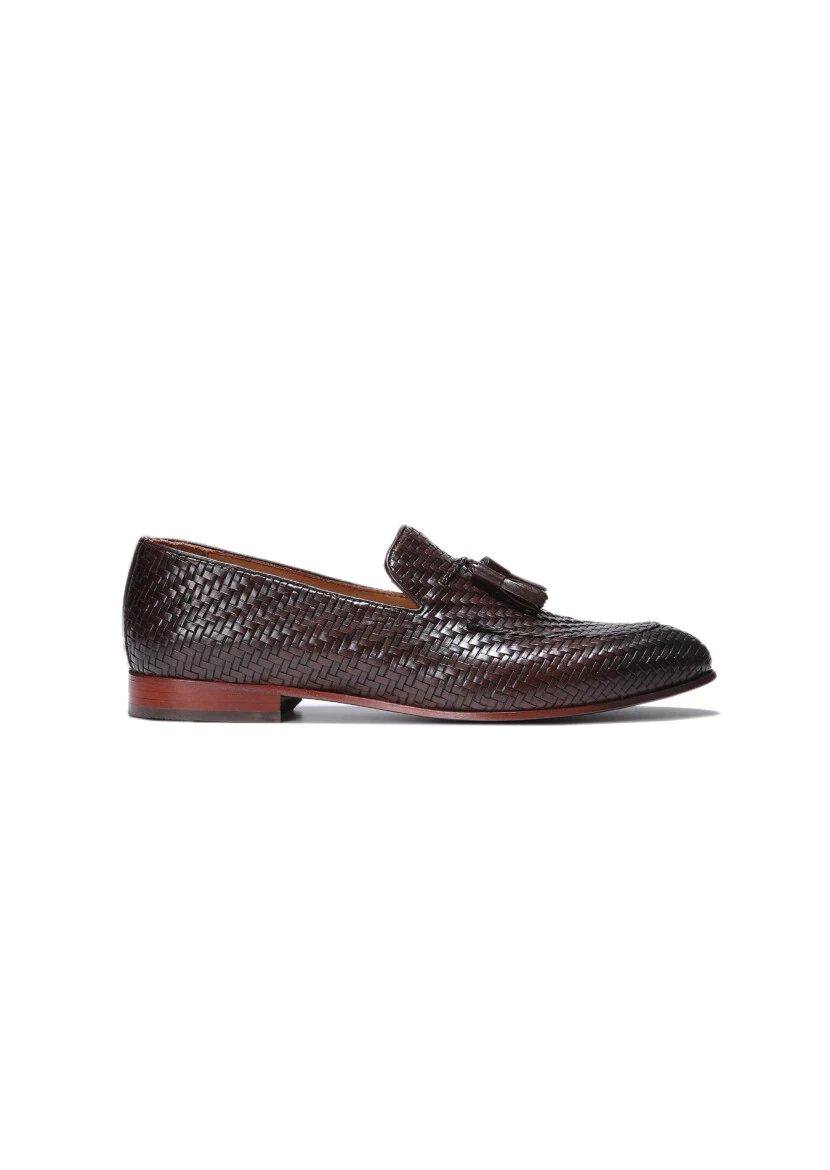Brown Leather Classical Loafer - 1