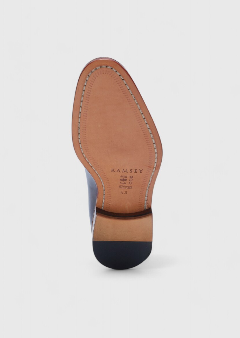 Brown Leather Classical Loafer - 4