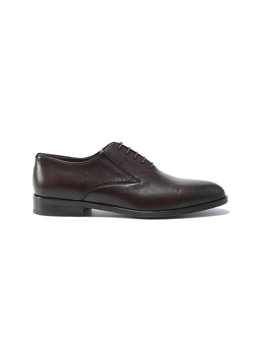 Brown Leather Classical Shoes 