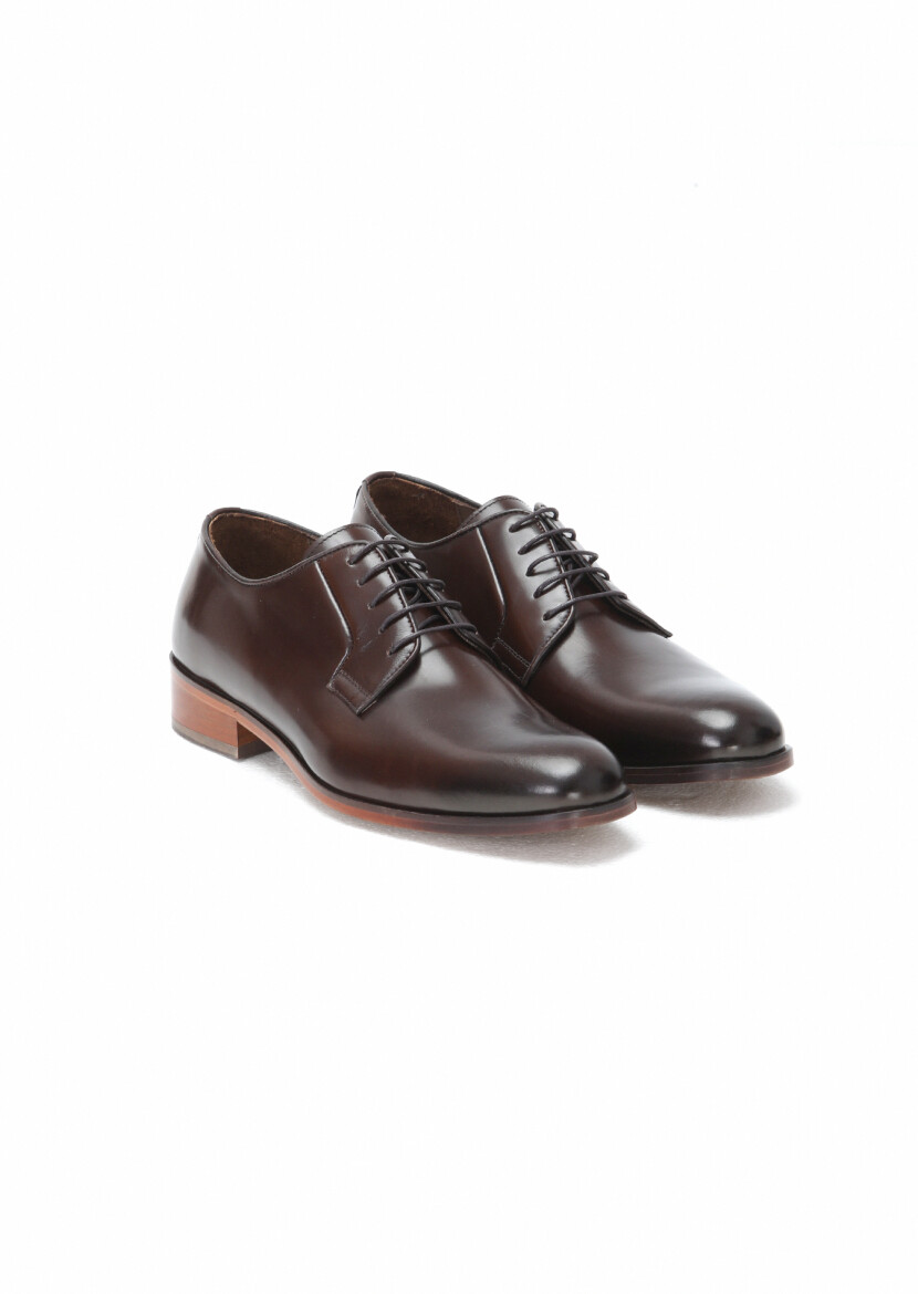 Brown Leather Classical Shoes 