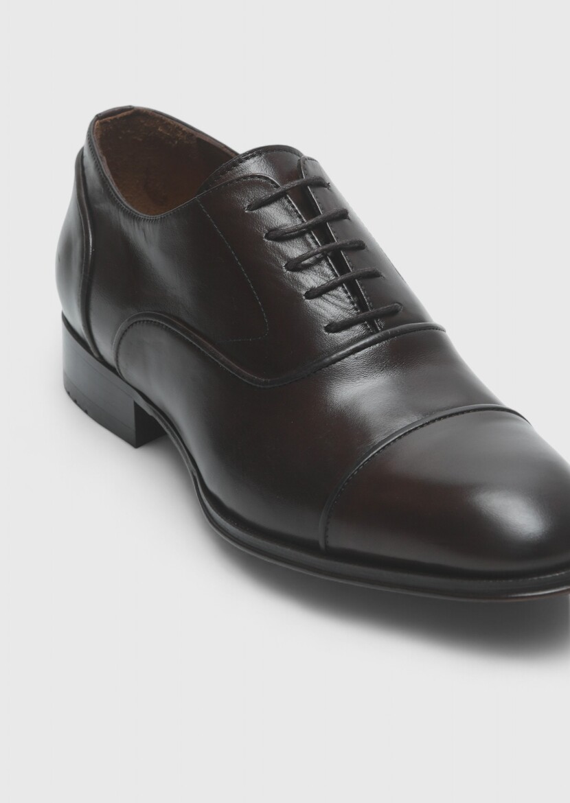 Brown Leather Classical Shoes - RAMSEY