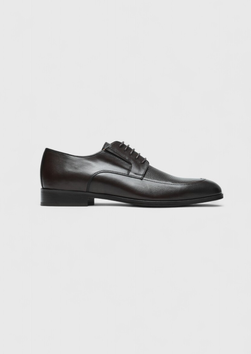 Brown Leather Classical Shoes - RAMSEY