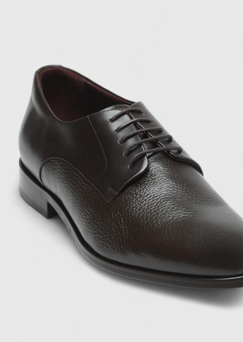 Brown Leather Classical Shoes - RAMSEY