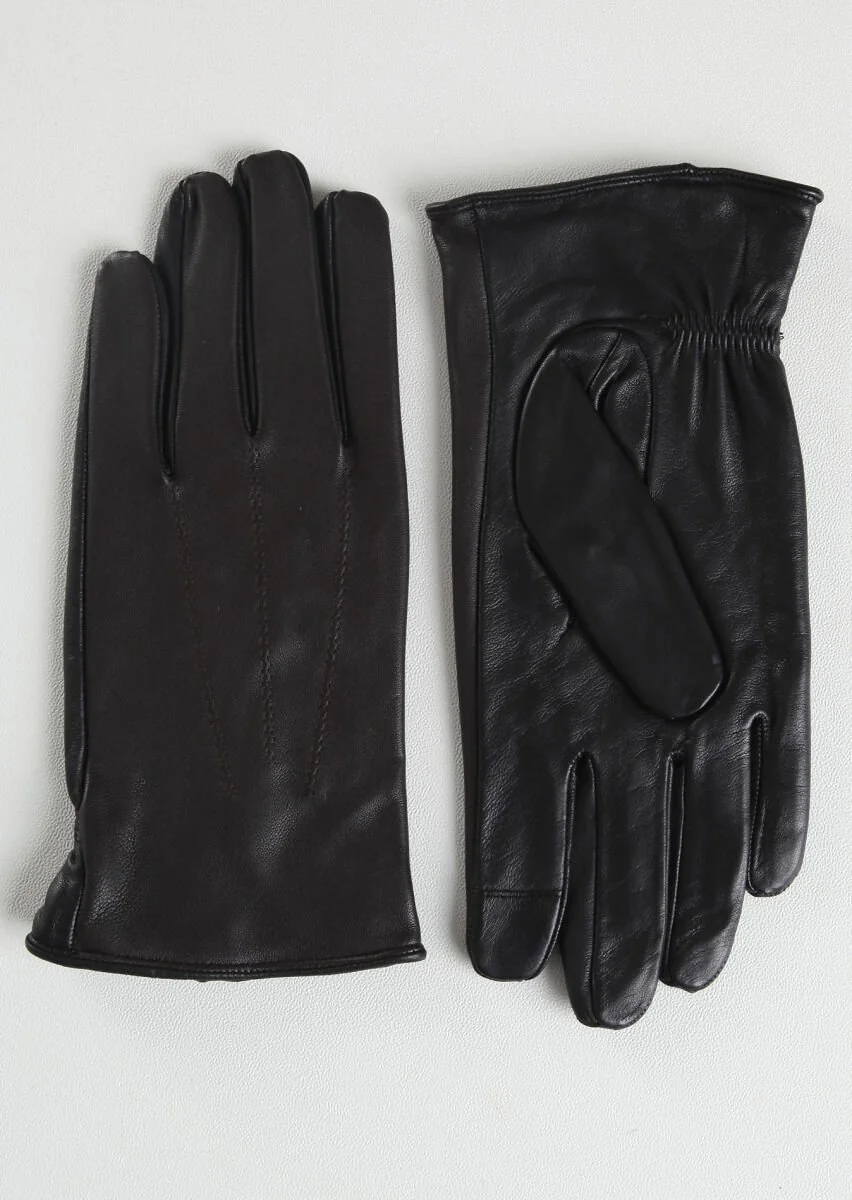 Brown Leather Glove - 1