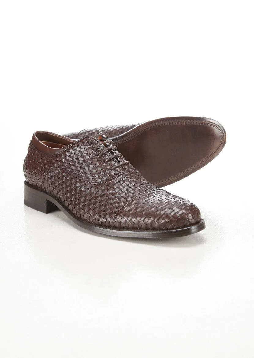 Brown Leather Shoes - 3