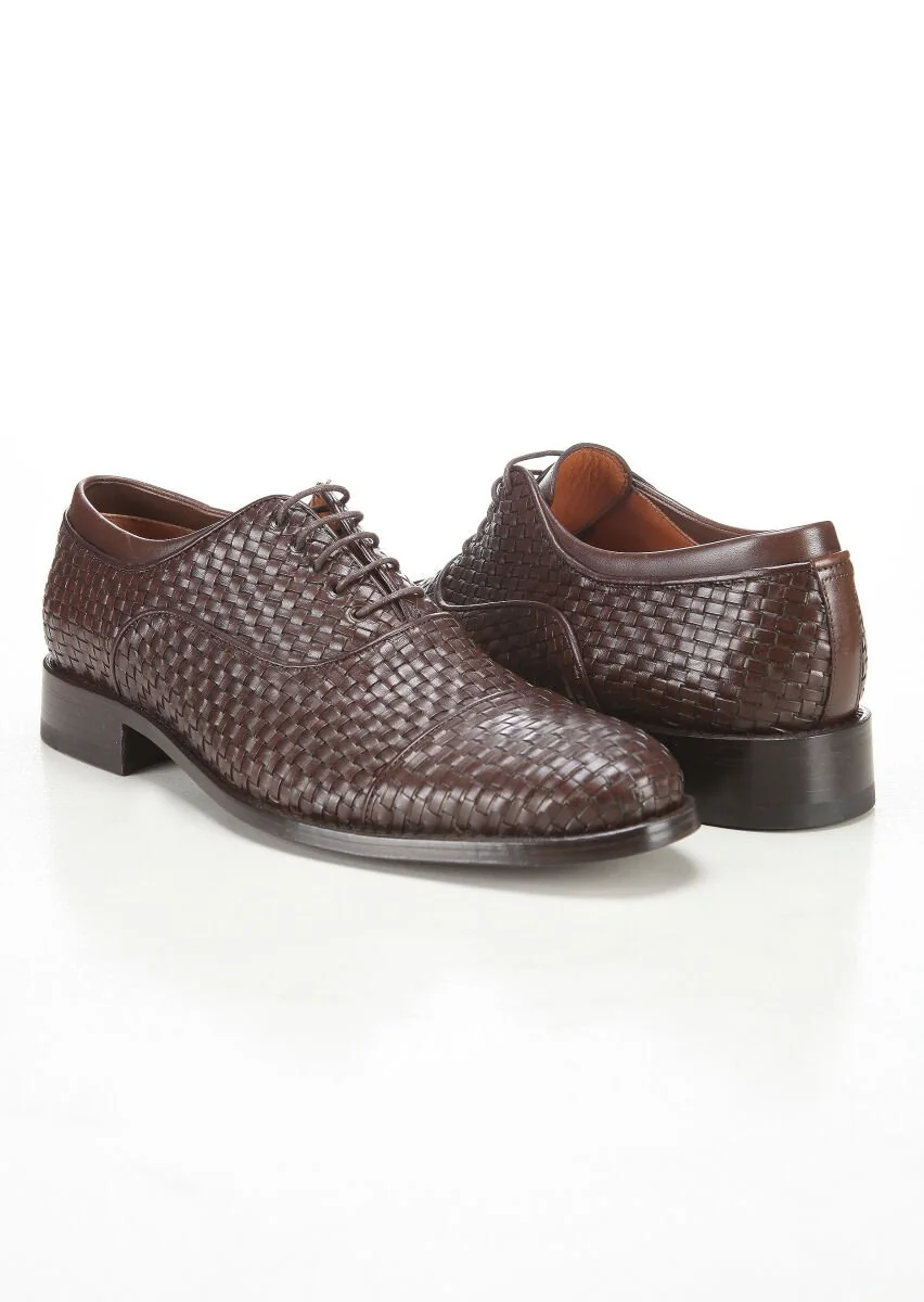 Brown Leather Shoes - 4