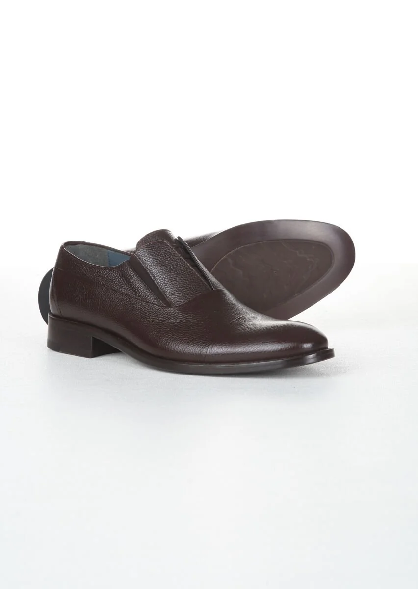 Brown Leather Shoes - 4