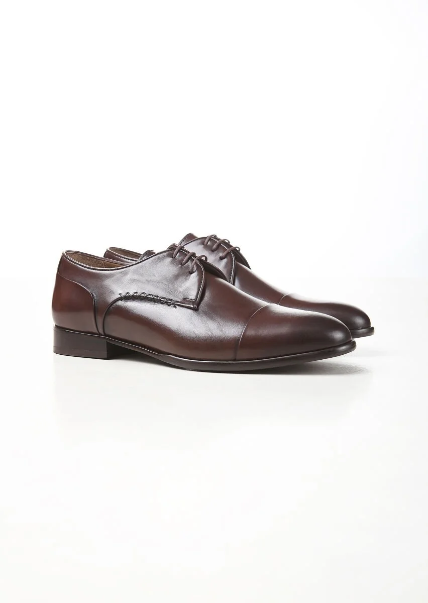 Brown Leather Shoes - 2