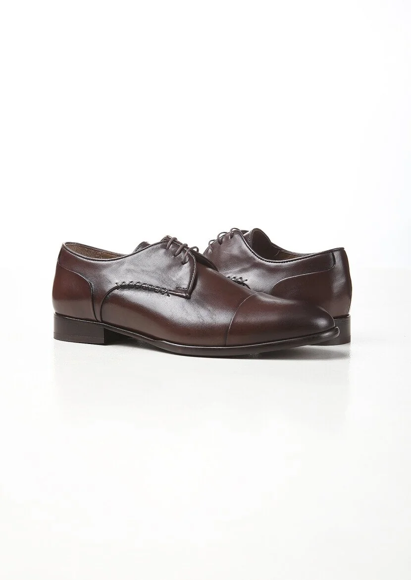 Brown Leather Shoes - 3