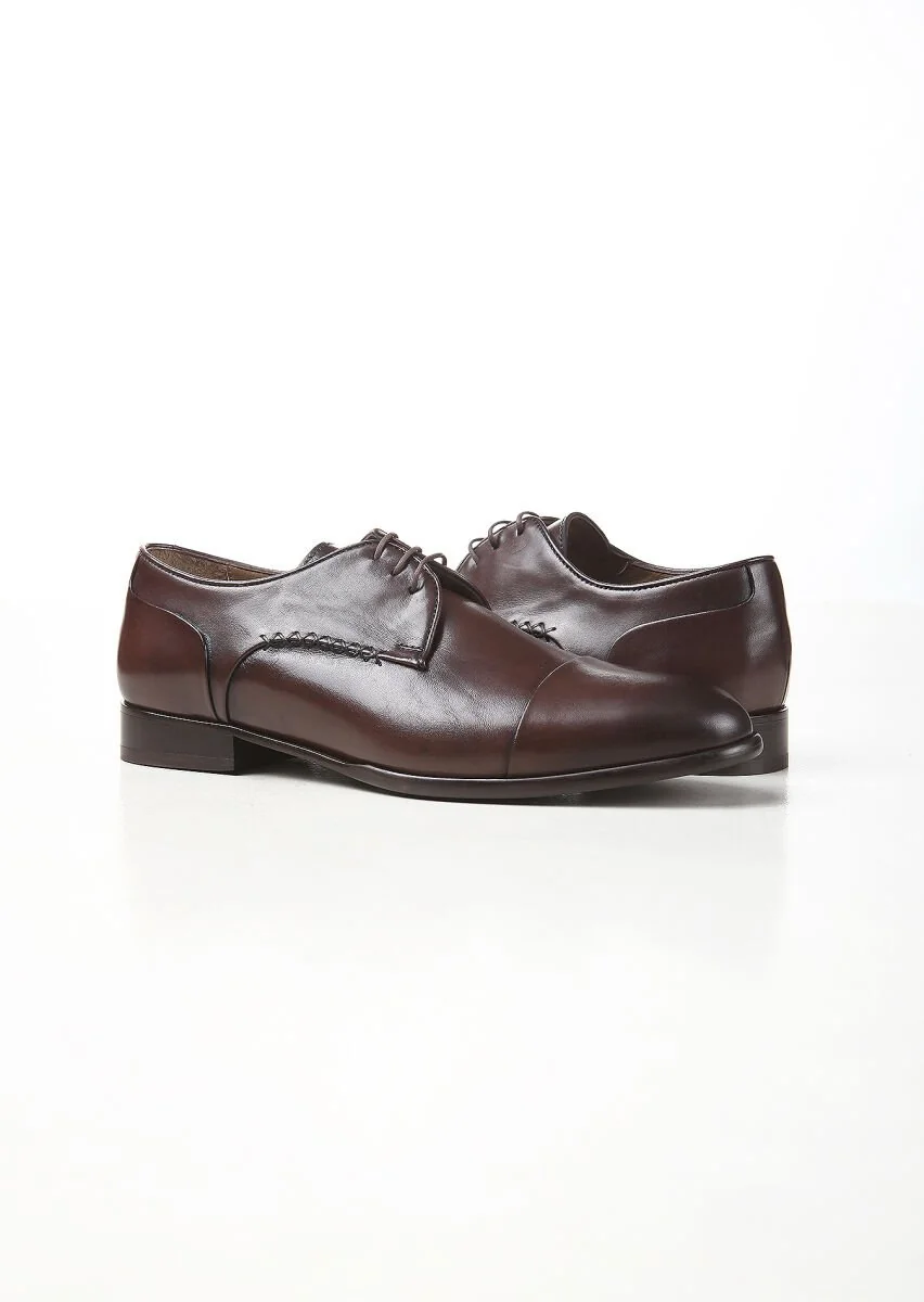 Brown Leather Shoes - 3