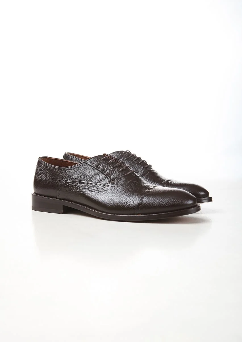 Brown Leather Shoes - 2