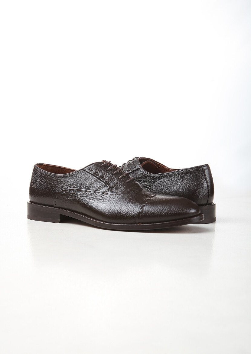 Brown Leather Shoes - 3