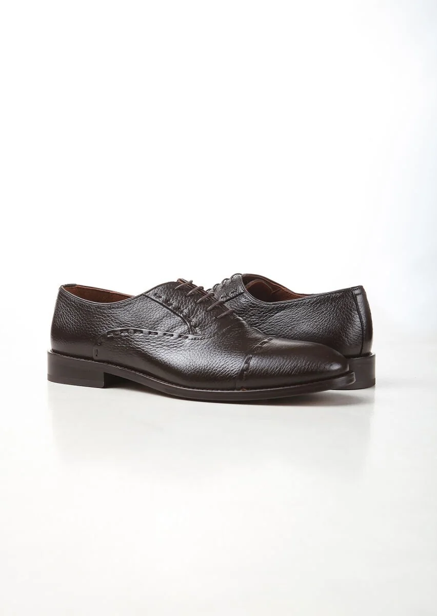 Brown Leather Shoes - 3