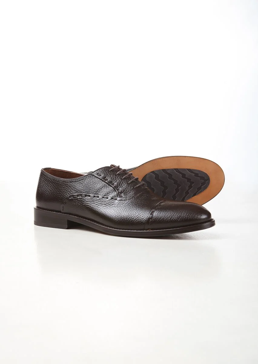Brown Leather Shoes - 4